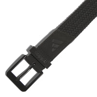 adidas Golf Belt - Braided Stretch Woven - Black AW25