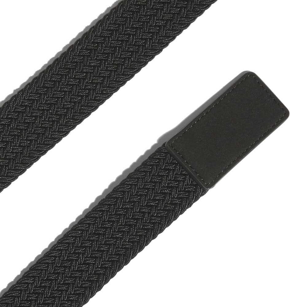 adidas Golf Belt - Braided Stretch Woven - Black AW25
