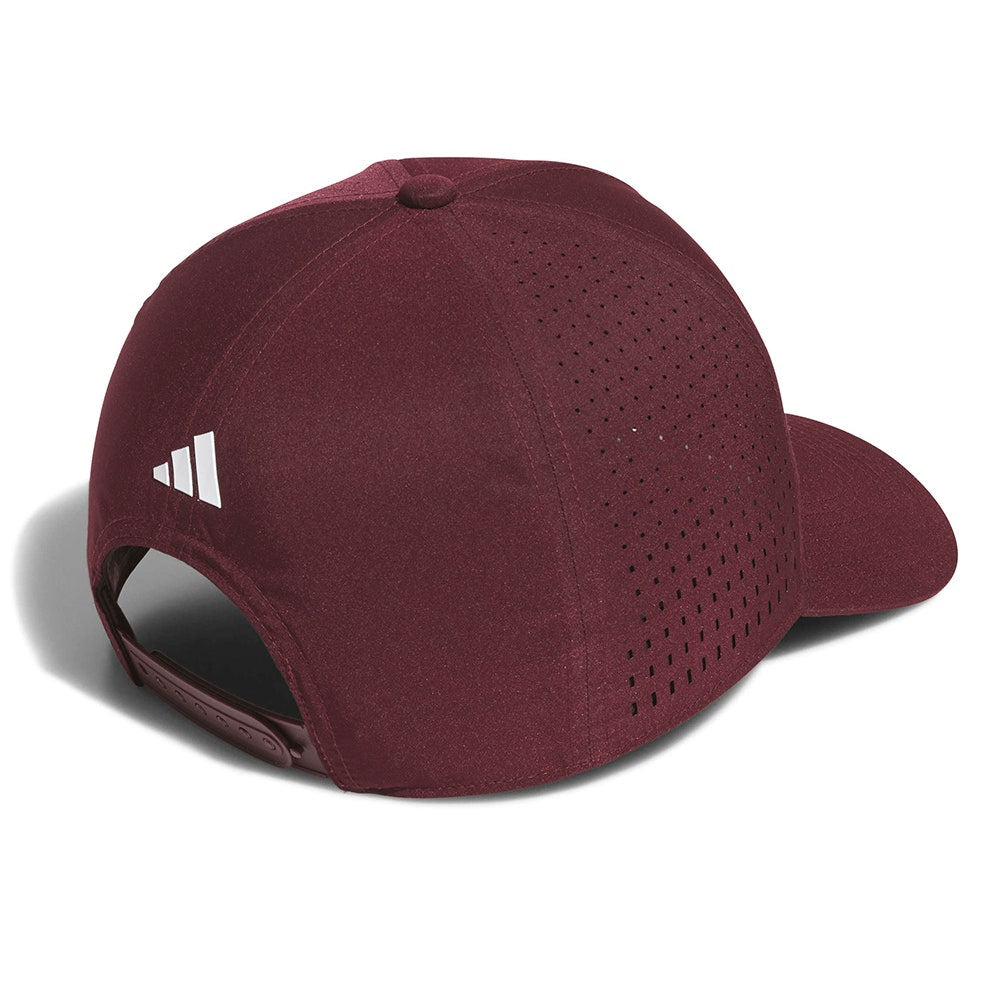 adidas Golf Cap - 3-Stripes Tour Hat - Maroon AW26