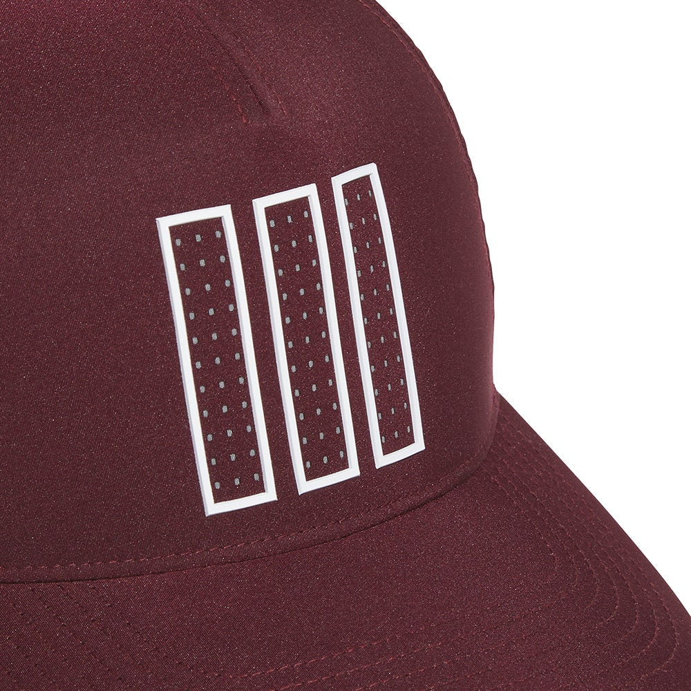 adidas Golf Cap - 3-Stripes Tour Hat - Maroon AW26