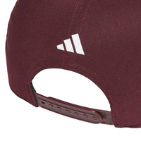 adidas Golf Cap - 3-Stripes Tour Hat - Maroon AW26
