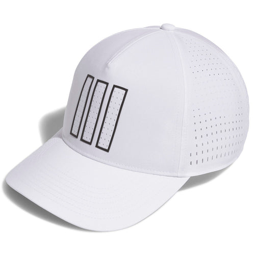 adidas Golf Cap - 3-Stripes Tour Hat - White AW26