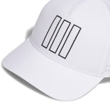 adidas Golf Cap - 3-Stripes Tour Hat - White AW26