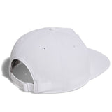 adidas Golf Cap - 5 Panel Crinkled Nylon Hat - White AW26