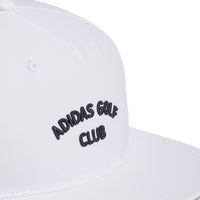 adidas Golf Cap - 5 Panel Crinkled Nylon Hat - White AW26