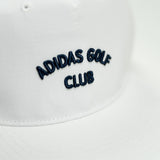 adidas Golf Cap - 5 Panel Crinkled Nylon Hat - White AW26