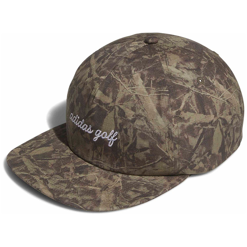 adidas Golf Cap - Lifestyle Ripstop Hat - Branch Camo AW26