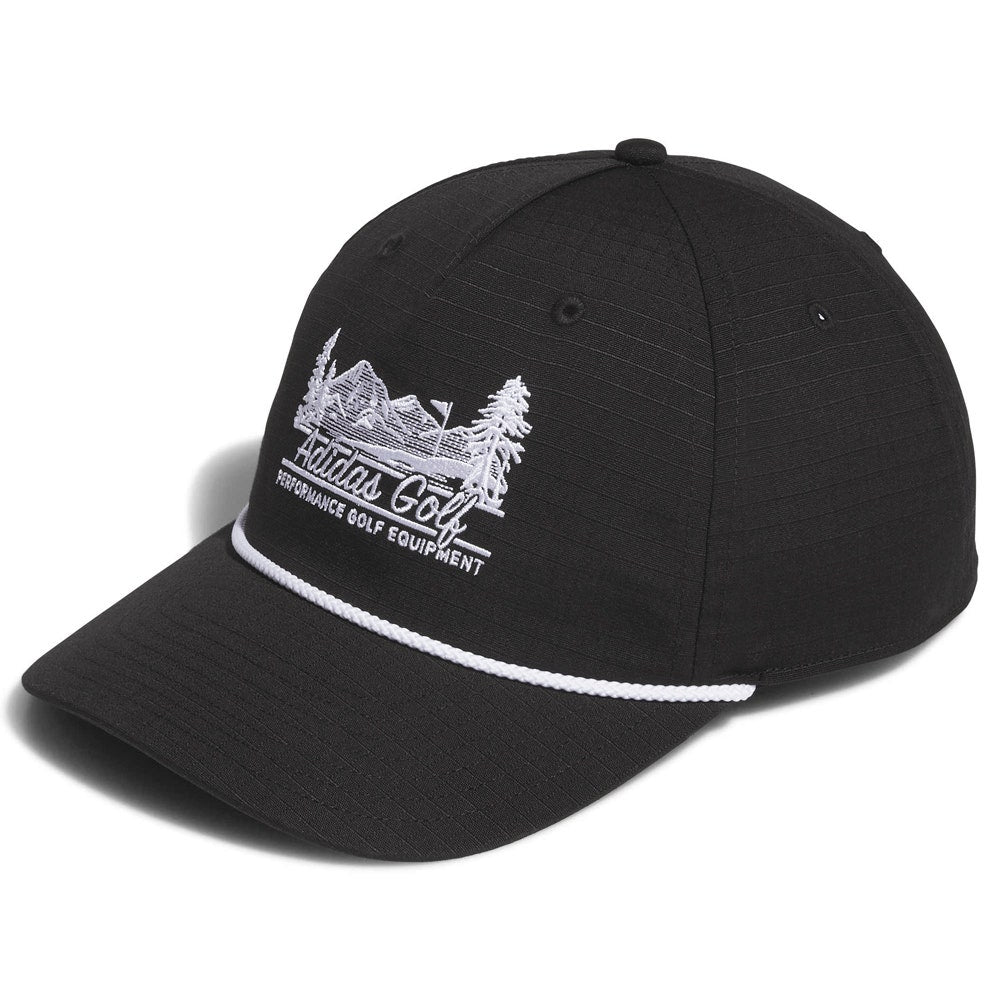 adidas Golf Cap - Novelty Scenic Hat - Black AW26