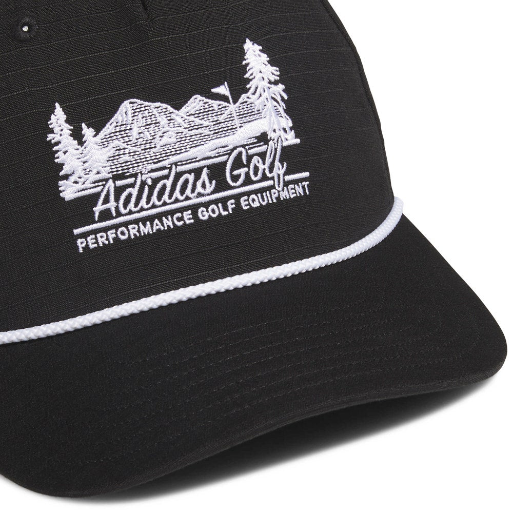 adidas Golf Cap - Novelty Scenic Hat - Black AW26