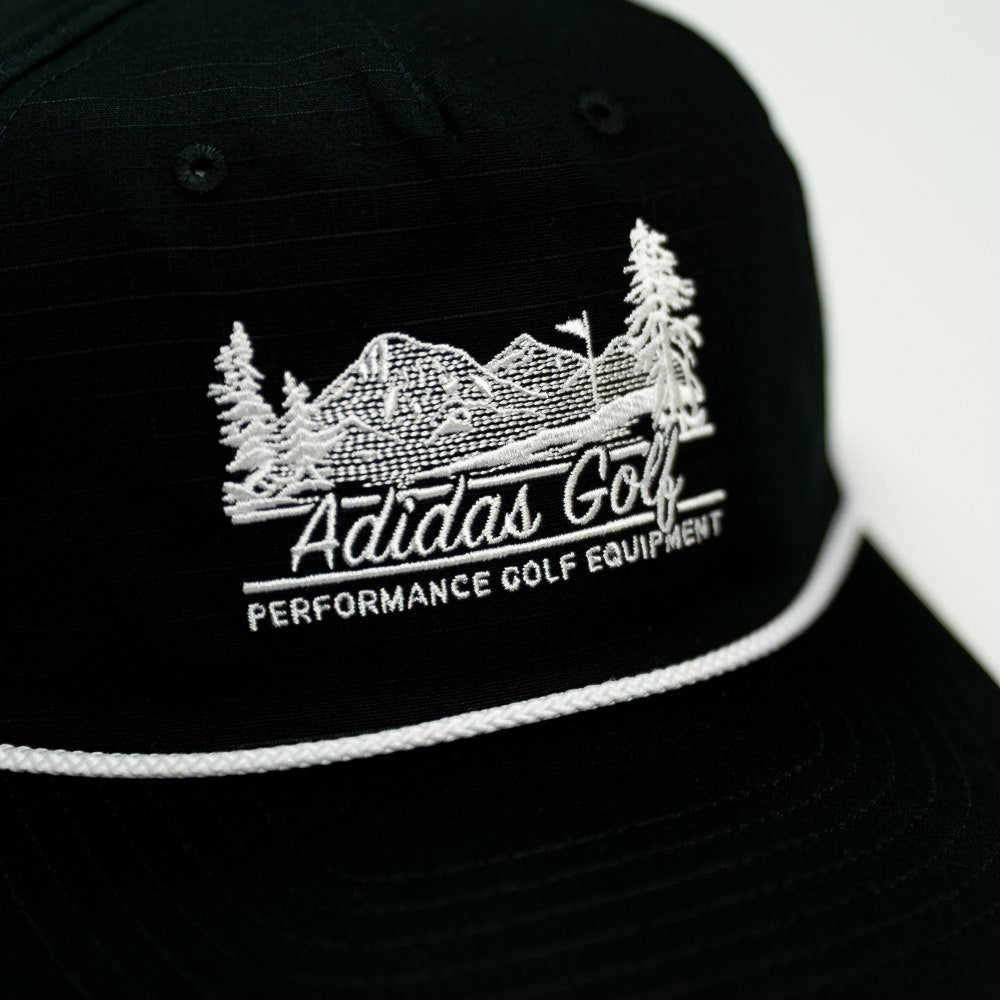 adidas Golf Cap - Novelty Scenic Hat - Black AW26