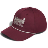 adidas Golf Cap - Novelty Scenic Hat - Maroon AW26
