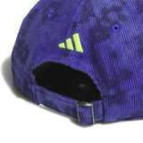 adidas Golf Cap - Printed Corduroy Hat - Dual Indigo AW26
