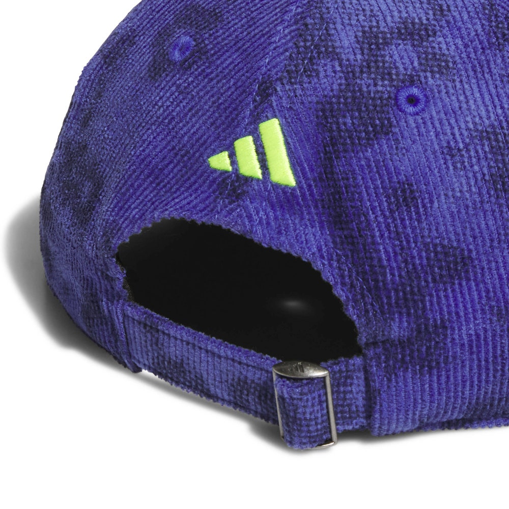 adidas Golf Cap - Printed Corduroy Hat - Dual Indigo AW26
