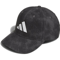 adidas Golf Cap - Printed Tour Snapback - Black AW25