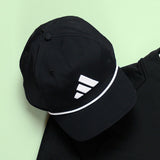 adidas Golf Cap - Tour 5 Panel Rope - Black AW25