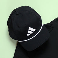 adidas Golf Cap - Tour 5 Panel Rope - Black AW25