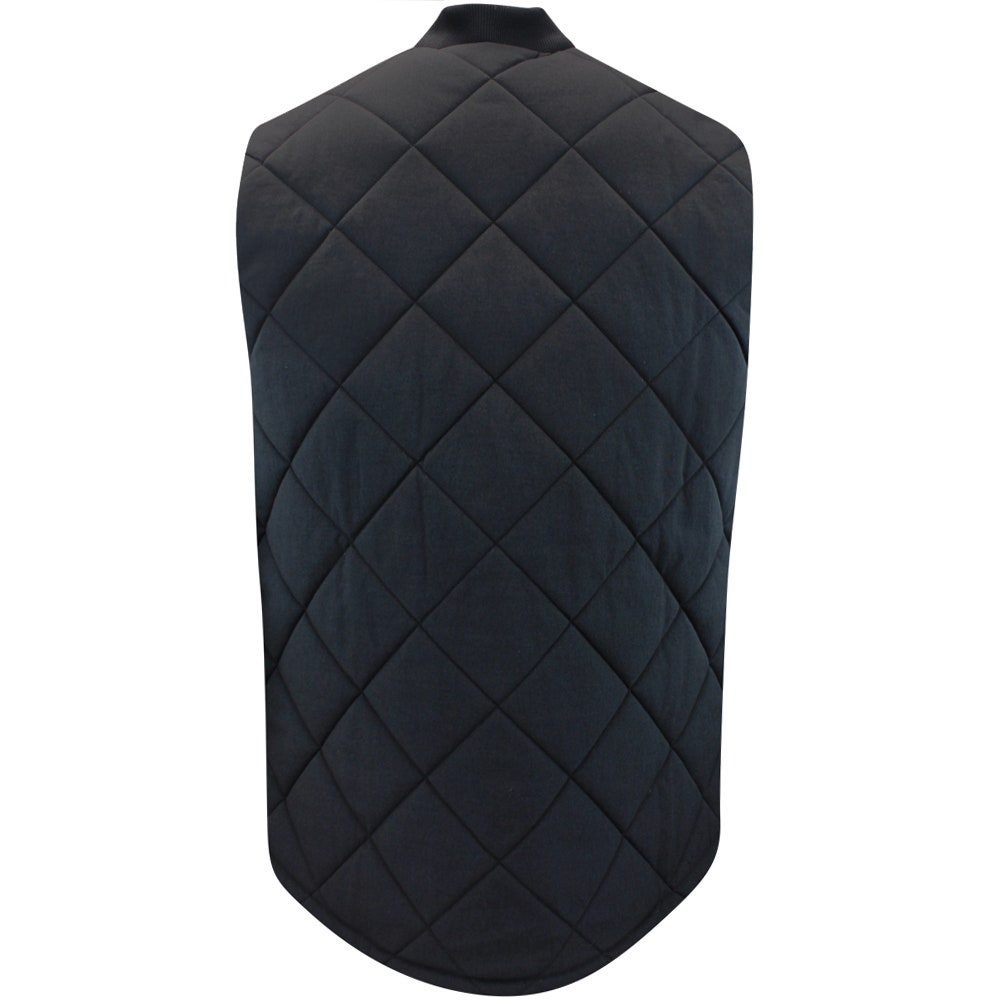 adidas Golf Gilet - Go-To Quilted FZ Vest - Black AW24