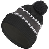 adidas Golf Hat - Cold.RDY 3 Stripe Pom Beanie - Black AW25