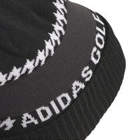 adidas Golf Hat - Cold.RDY 3 Stripe Pom Beanie - Black AW25