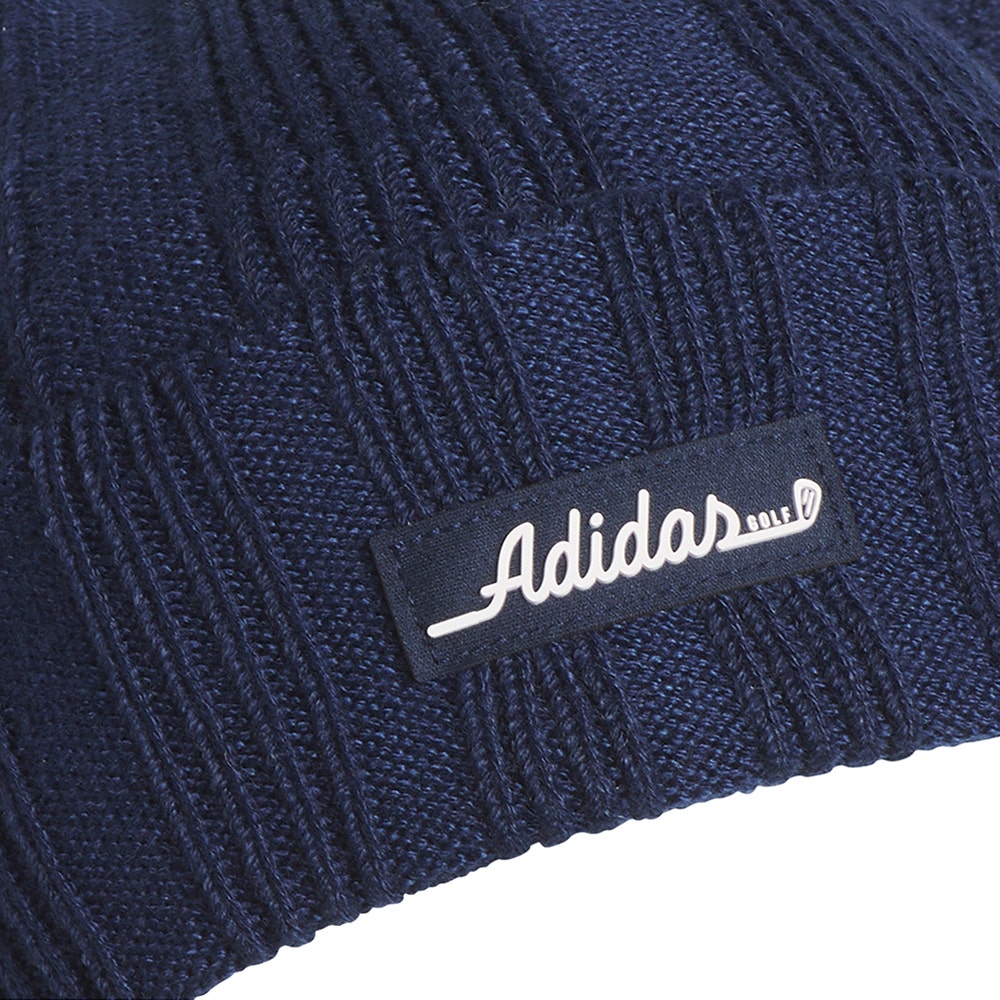 adidas Golf Hat - Rib Knit Beanie - Collegiate Navy AW25