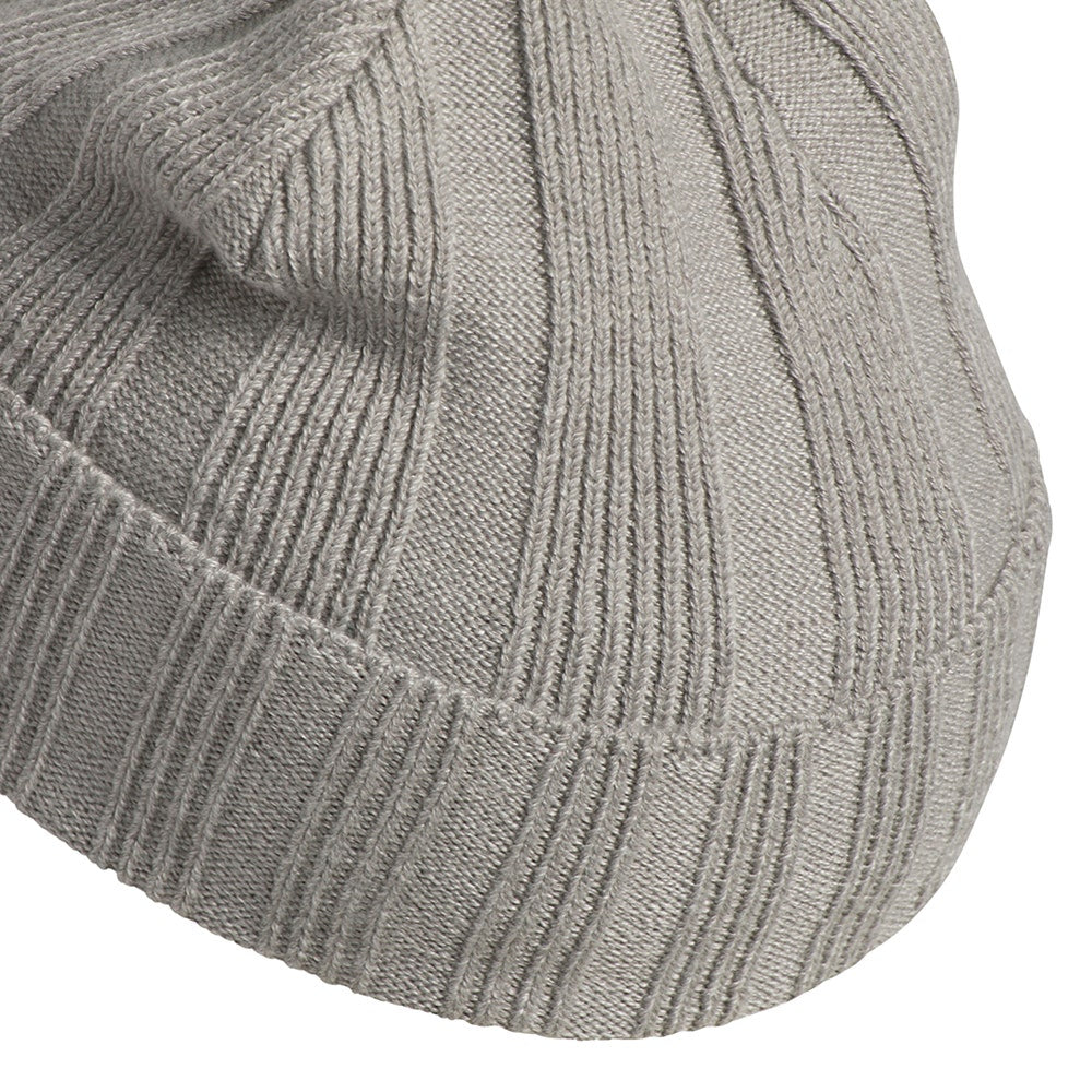 adidas Golf Hat - Rib Knit Beanie - Putty Beige AW25