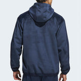adidas Golf Jacket - BTC Cozy HZ Loose Fit Hoodie - Col. Navy AW26