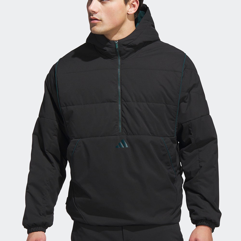adidas Golf Jacket - BTC Primaloft HZ Hoodie - Black AW25