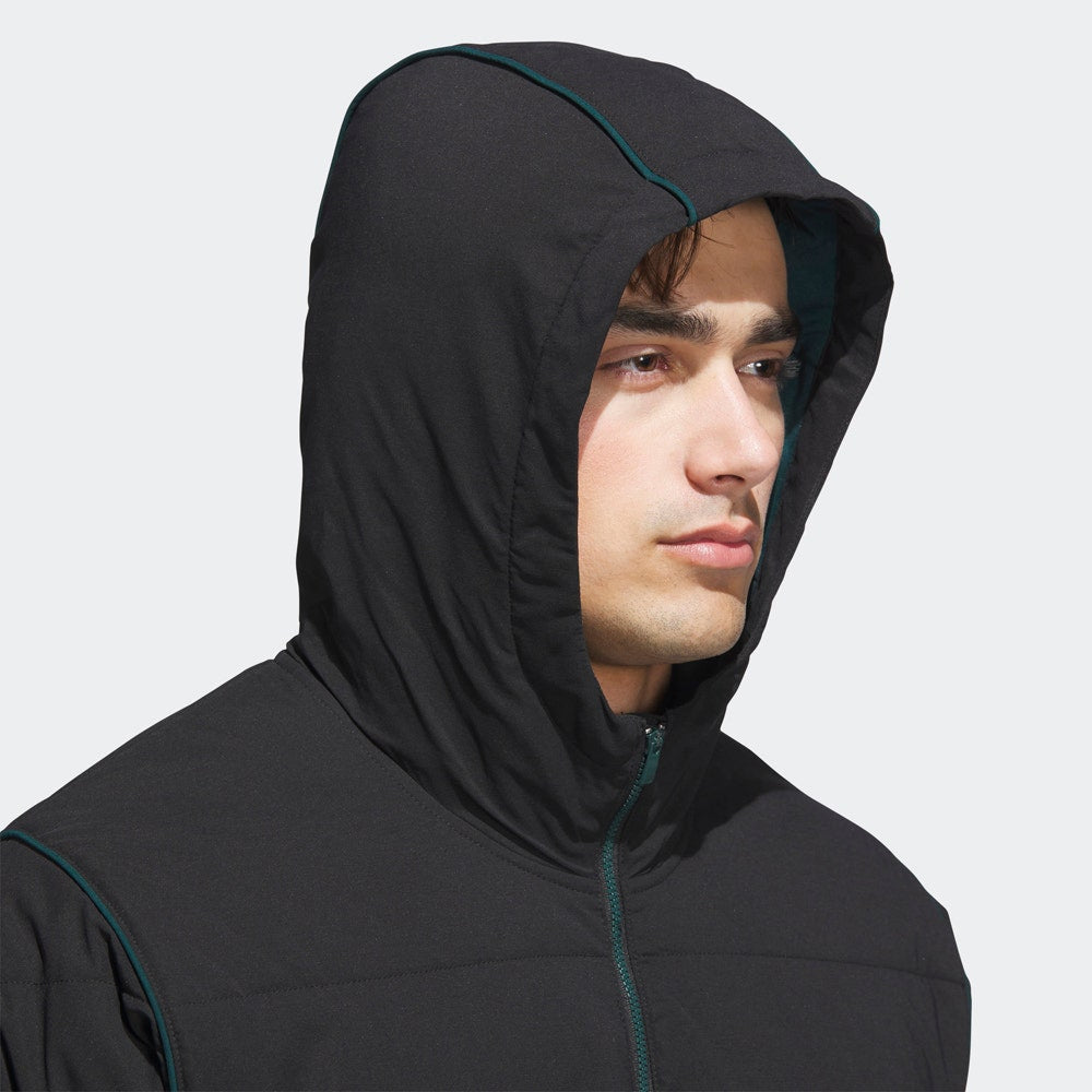 adidas Golf Jacket - BTC Primaloft HZ Hoodie - Black AW25
