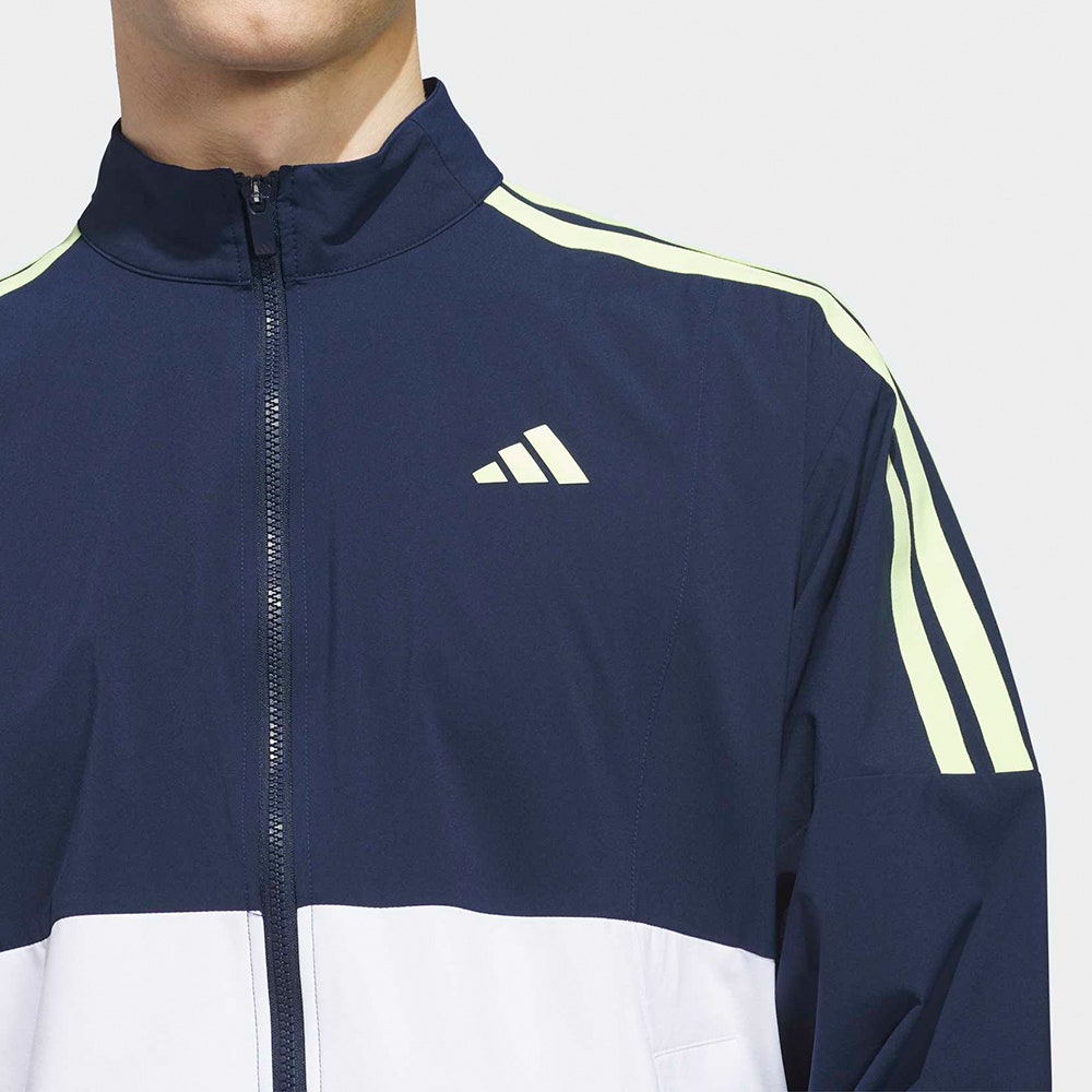 adidas Golf Jacket - BTC Twistweave FZ Windbreaker - Col. Navy AW26