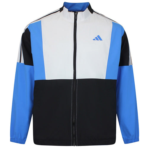 adidas Golf Jacket - BTC Twistweave FZ Windbreaker - Lucid Blue SS26