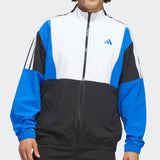 adidas Golf Jacket - BTC Twistweave FZ Windbreaker - Lucid Blue SS26
