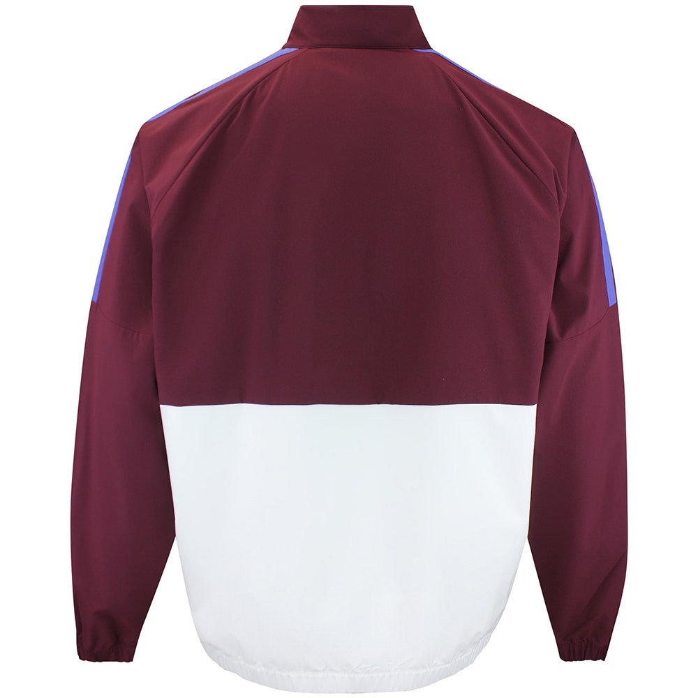 adidas Golf Jacket - BTC Twistweave FZ Windbreaker - Maroon AW26
