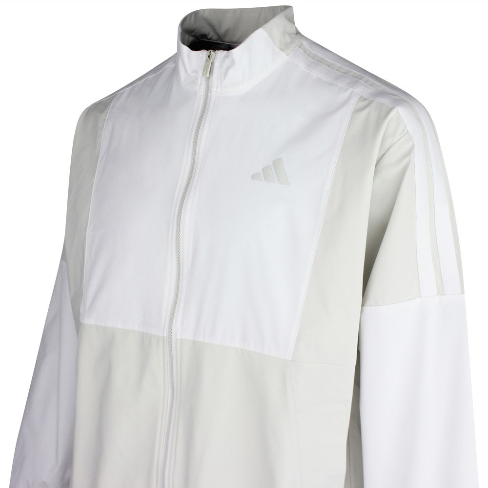adidas Golf Jacket - BTC Twistweave FZ Windbreaker - Orbit Grey SS26