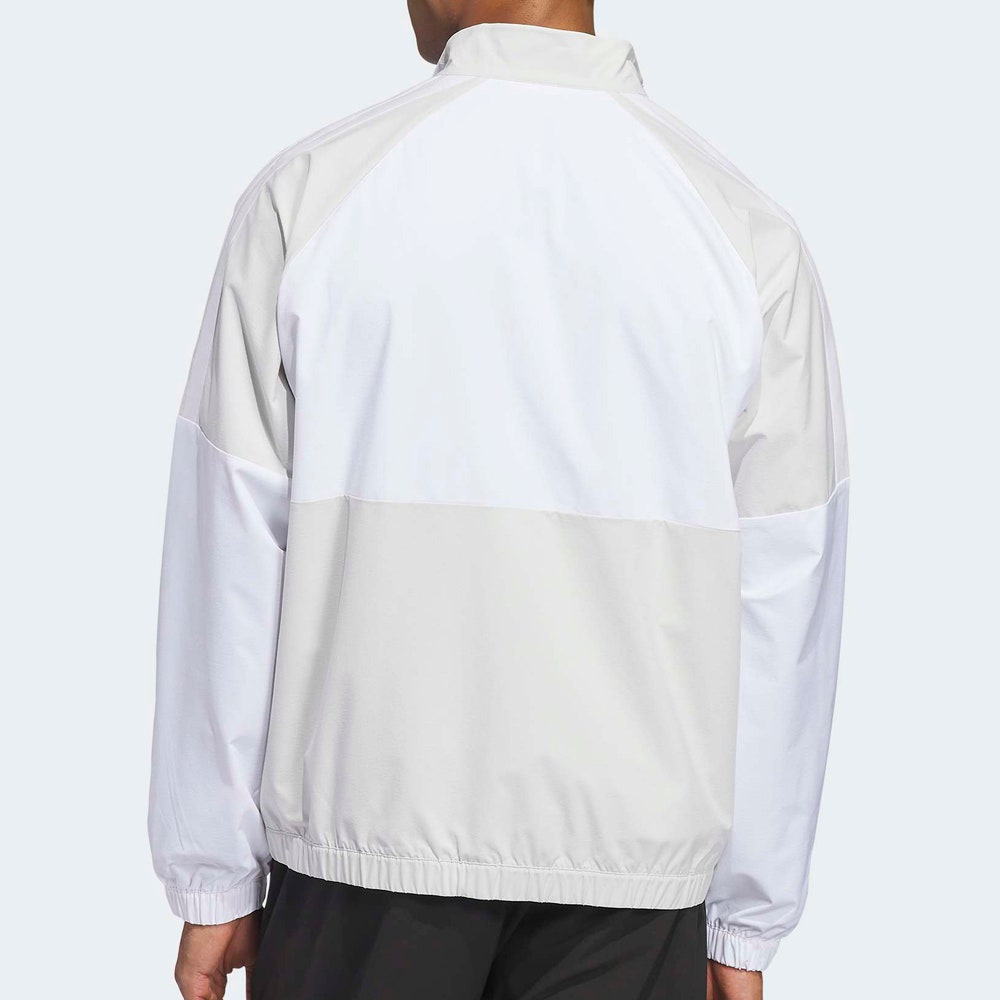 adidas Golf Jacket - BTC Twistweave FZ Windbreaker - Orbit Grey SS26