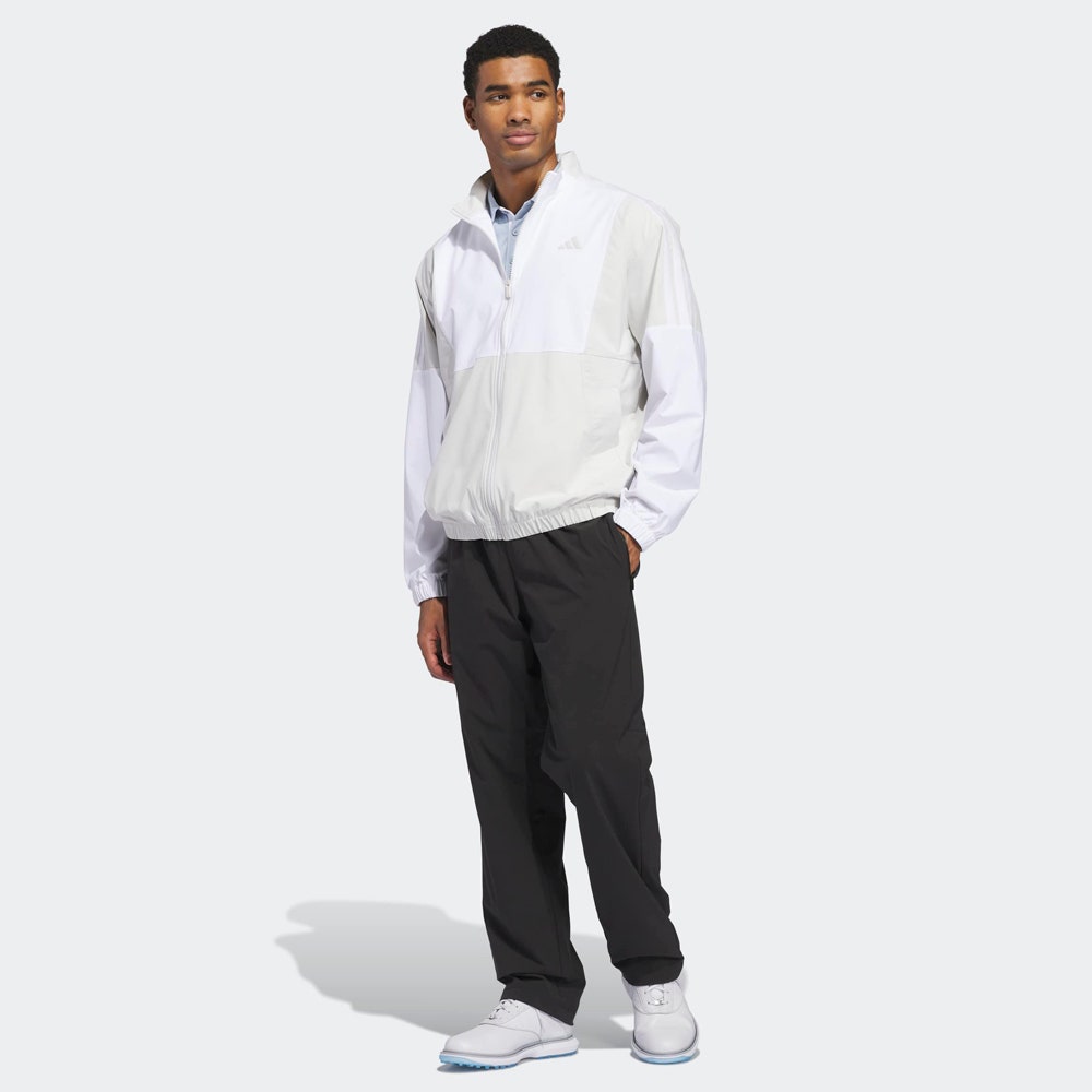 adidas Golf Jacket - BTC Twistweave FZ Windbreaker - Orbit Grey SS26