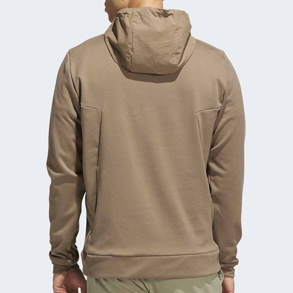 adidas Golf Jacket - U365+ CC Quilted Anorak - Khaki Six AW26