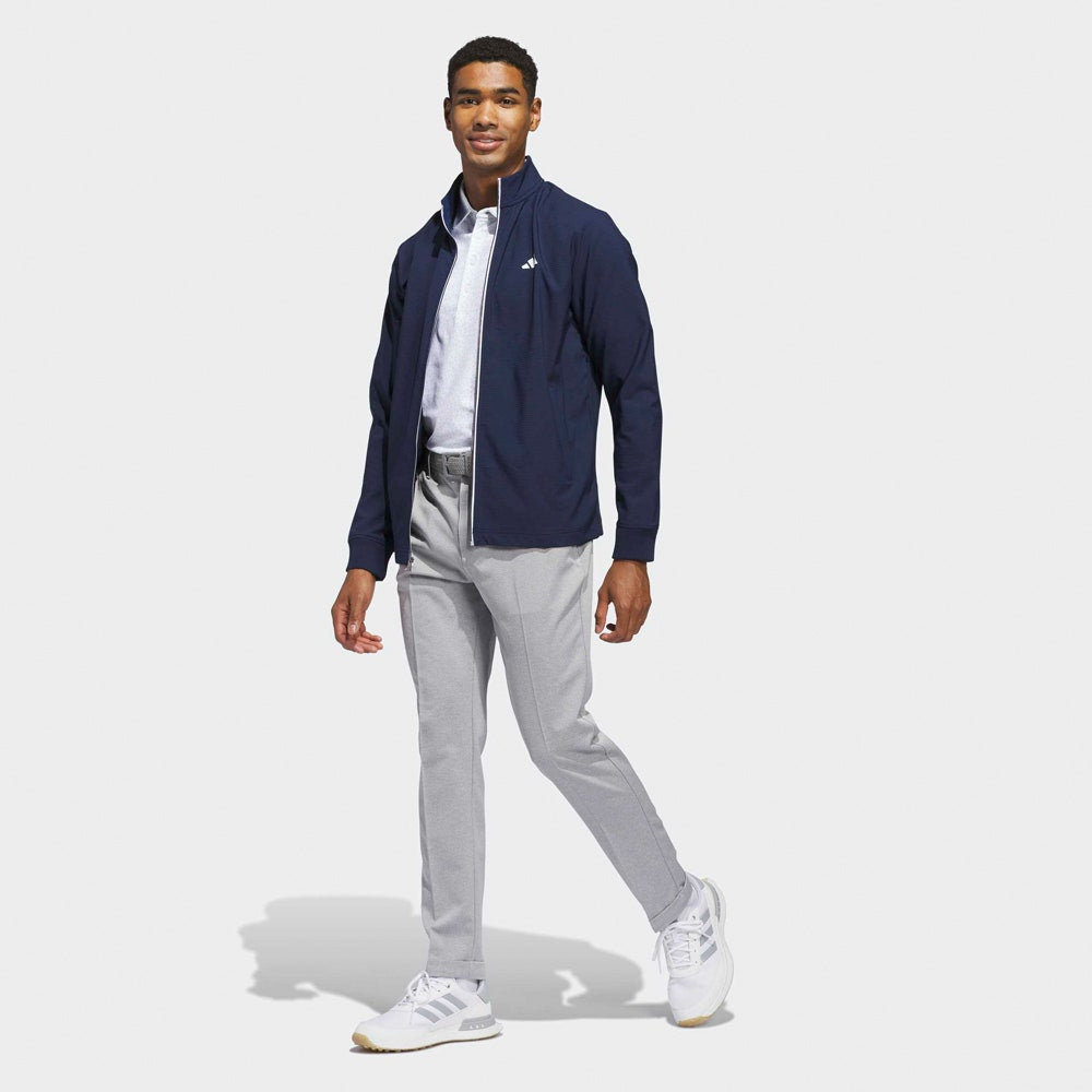 adidas Golf Jacket - U365 Textured Woven FZ - Col. Navy SS26