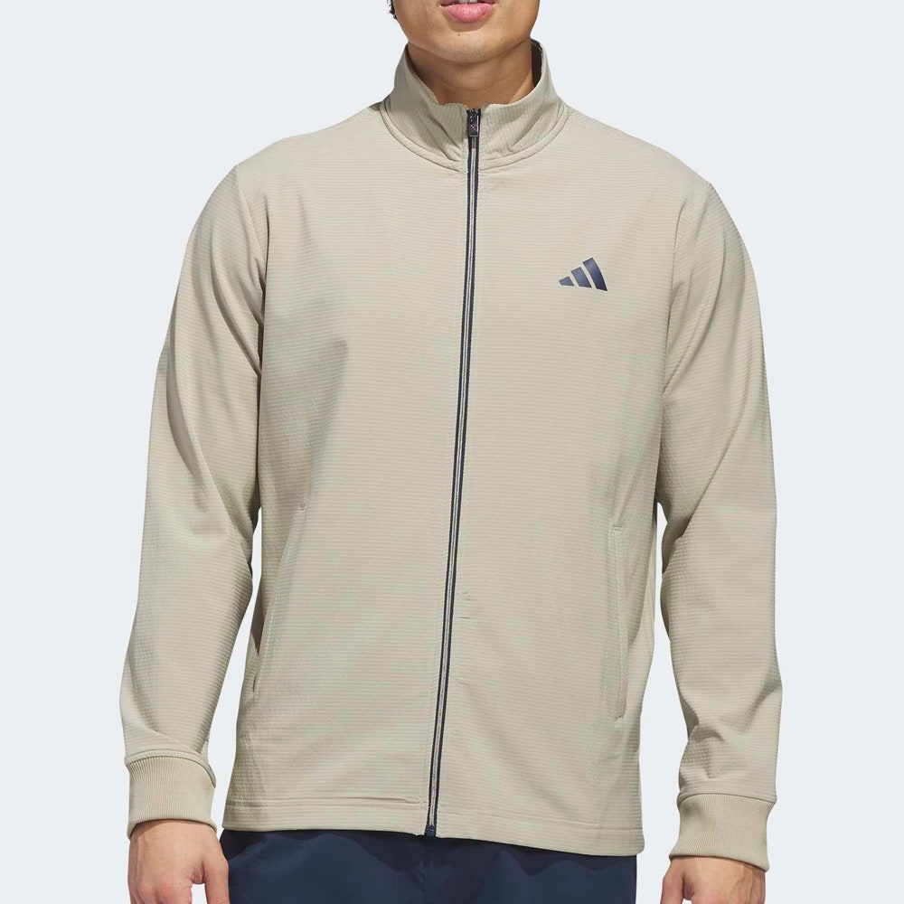 adidas Golf Jacket - U365 Textured Woven FZ - Wonder Cargo SS26