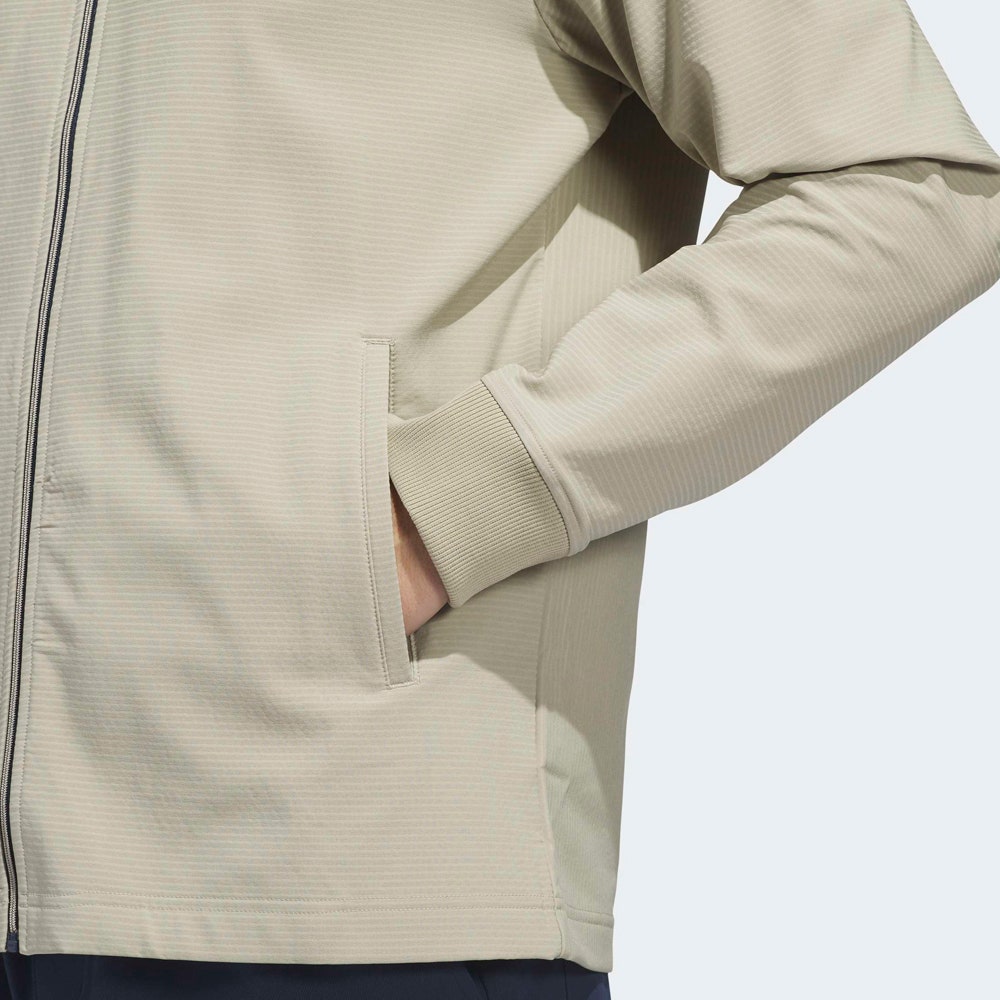 adidas Golf Jacket - U365 Textured Woven FZ - Wonder Cargo SS26