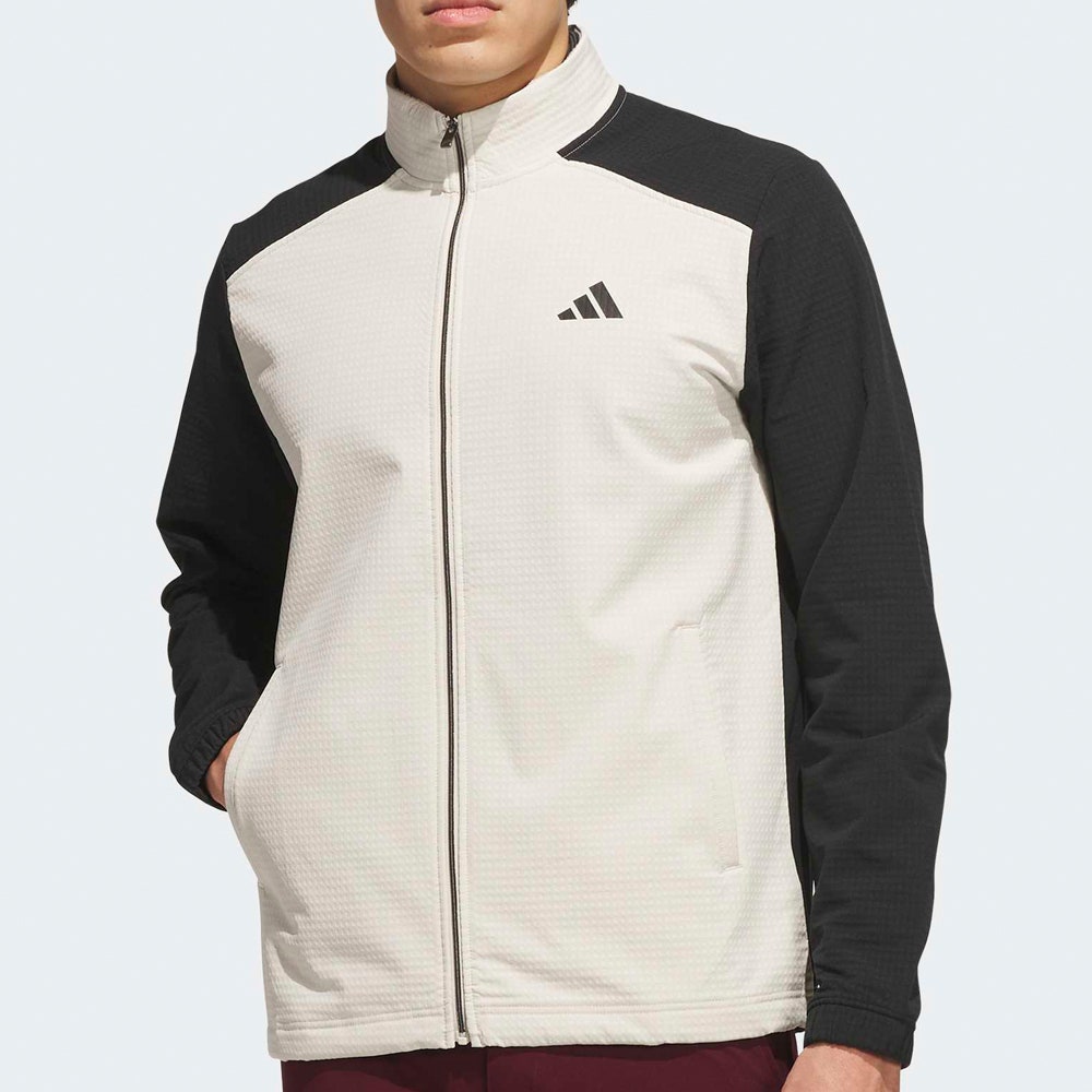 adidas Golf Jacket - U365 Wind Woven FZ - Black AW26