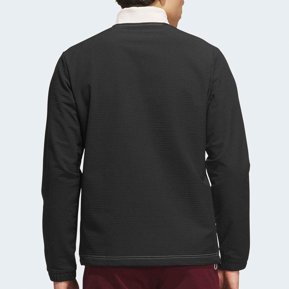 adidas Golf Jacket - U365 Wind Woven FZ - Black AW26