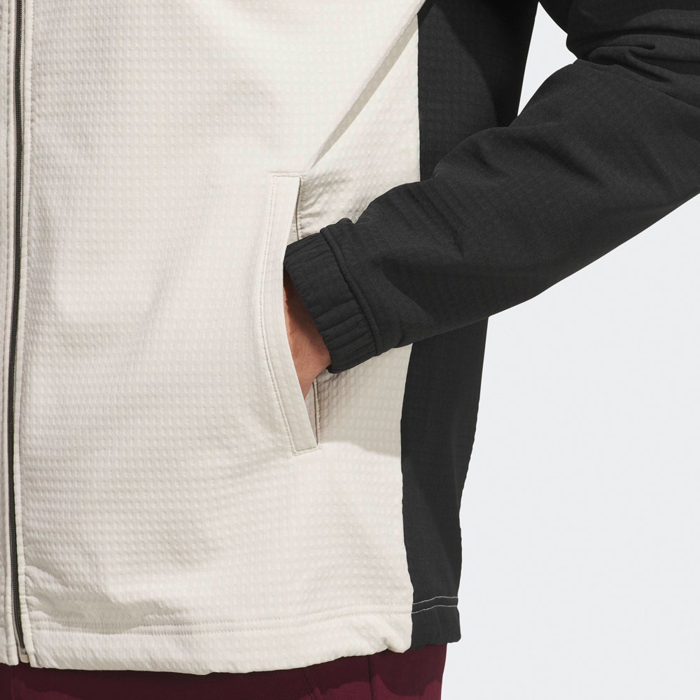 adidas Golf Jacket - U365 Wind Woven FZ - Black AW26