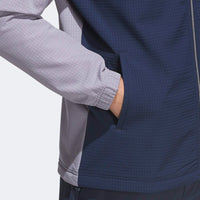 adidas Golf Jacket - U365 Wind Woven FZ - Slate AW26