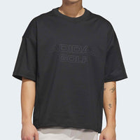 adidas Golf Jumper - BTC Graphic SS Crew Neck - Black SS26