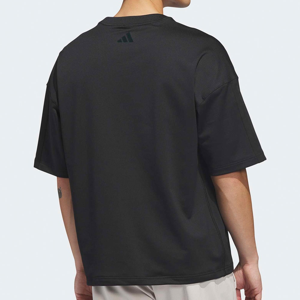 adidas Golf Jumper - BTC Graphic SS Crew Neck - Black SS26