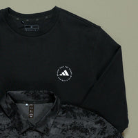 adidas Golf Jumper - Crew Neck Sweater - Black AW25