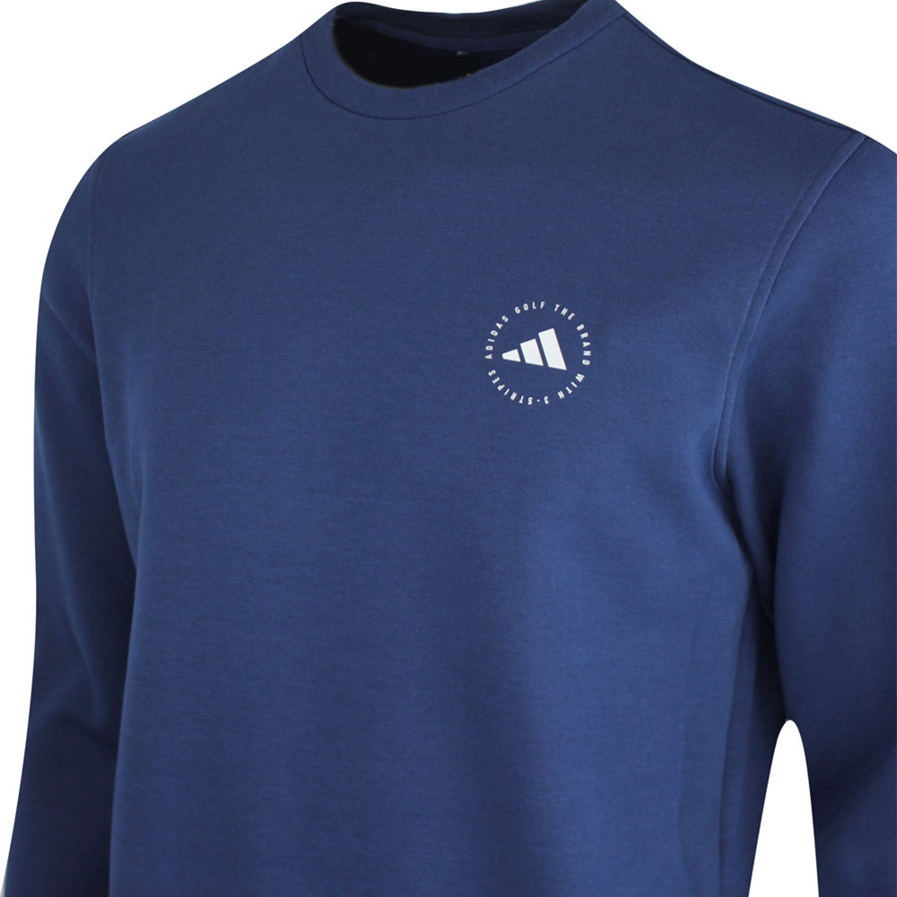 adidas Golf Jumper - Crew Neck Sweater - Collegiate Navy AW25