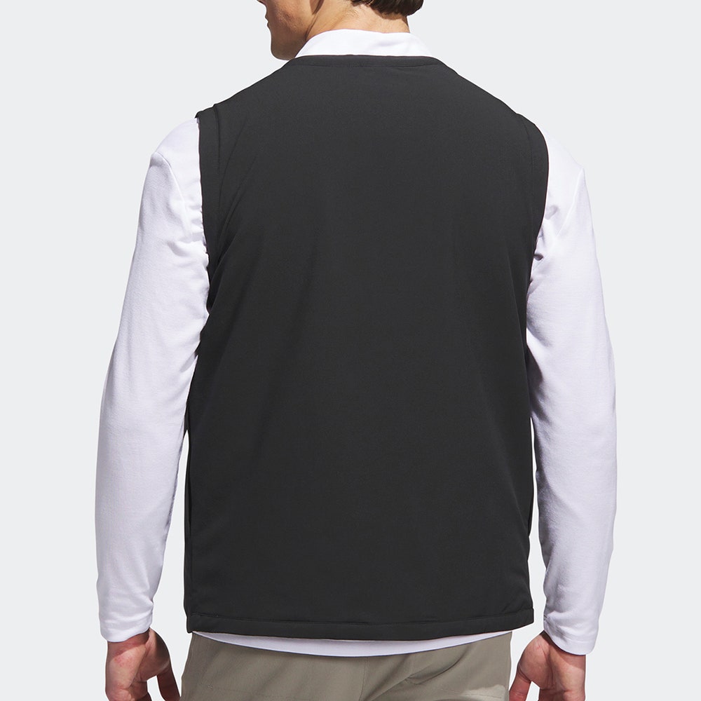 adidas Golf Jumper - Go-To Padded Vest - Black AW25