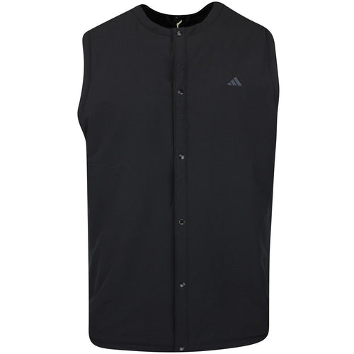adidas Golf Jumper - Go-To Padded Vest - Black AW25