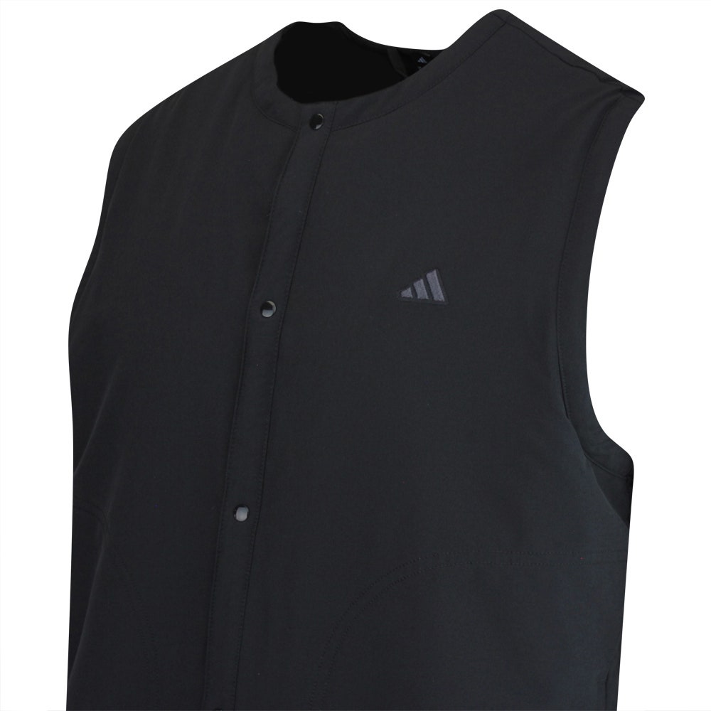 adidas Golf Jumper - Go-To Padded Vest - Black AW25